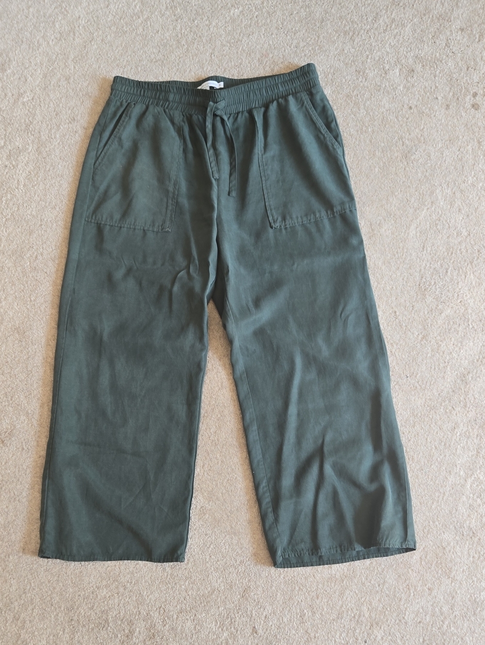 Threads 4 Thought Men's Olive Green Drawstring Joggers